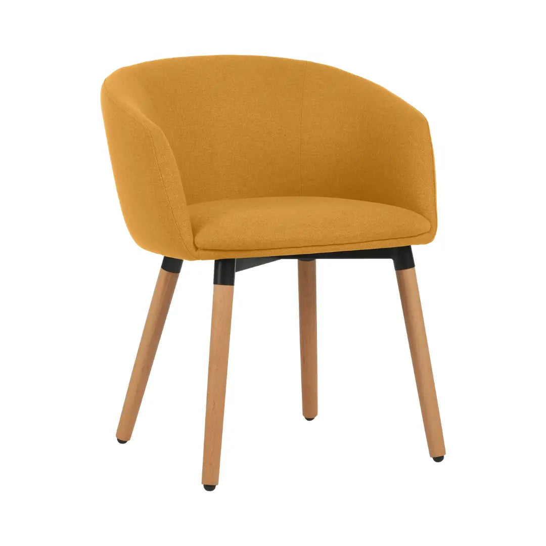 Fauteuil ARCO en tissu et pieds bois france collectivités
