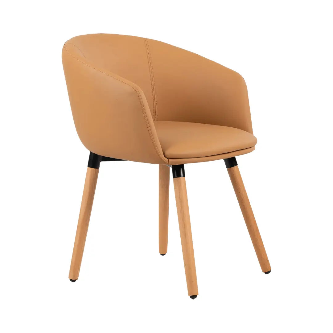 Fauteuil ARCO en tissu et pieds bois france collectivités