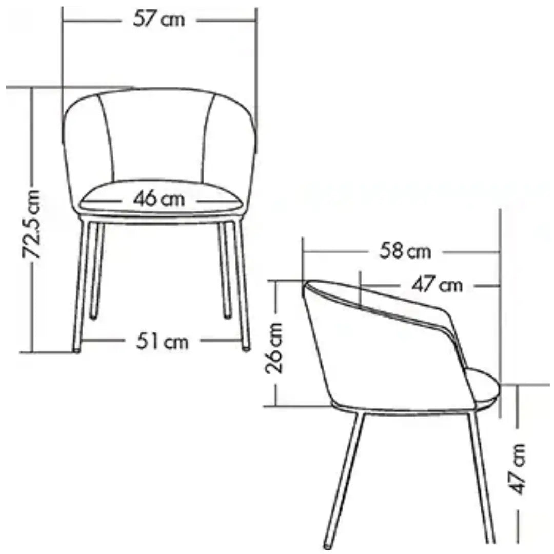 Fauteuil ARCO en tissu et pieds métal france collectivités