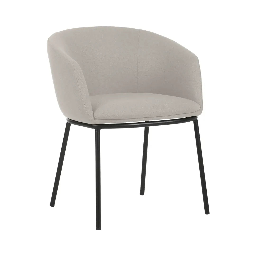 Fauteuil ARCO en tissu et pieds métal france collectivités
