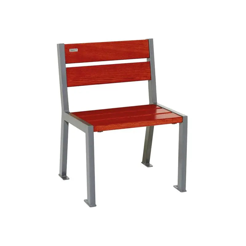 Fauteuil bois et acier Silaos