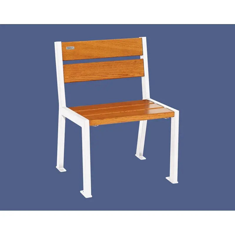 Fauteuil bois et acier Silaos