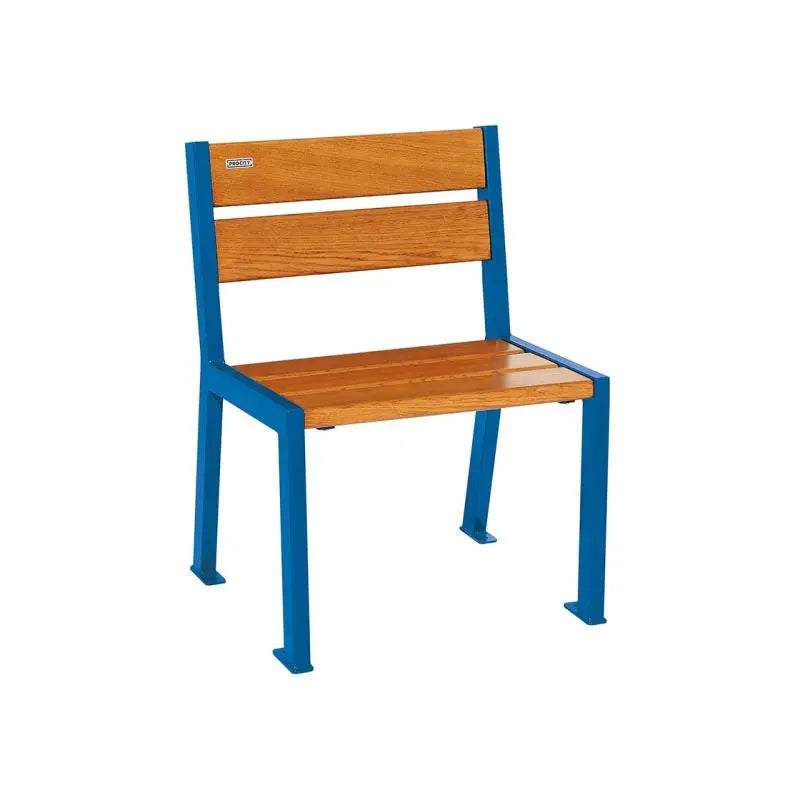 Fauteuil bois et acier Silaos