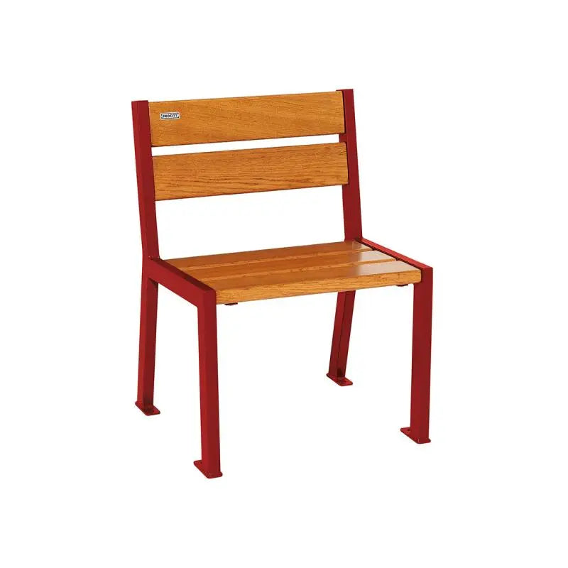 Fauteuil bois et acier Silaos