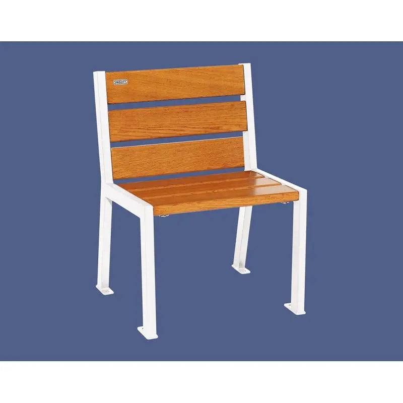 Fauteuil bois et acier Silaos
