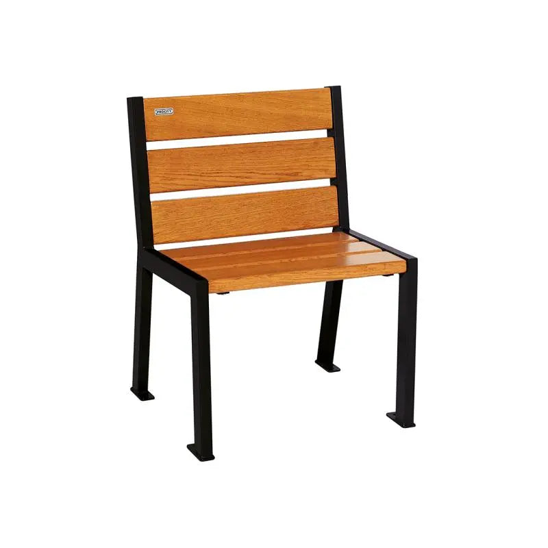 Fauteuil bois et acier Silaos