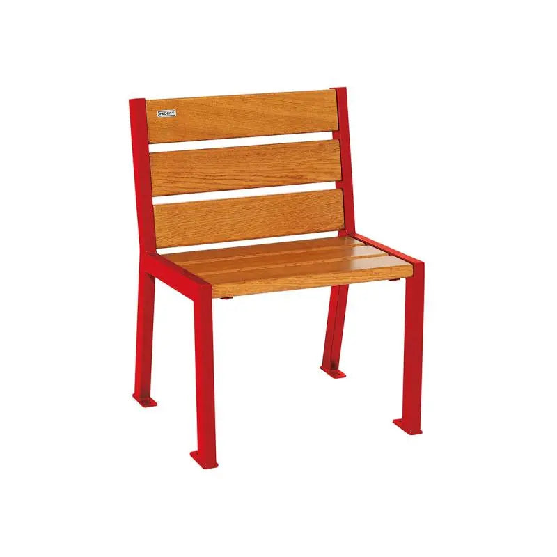 Fauteuil bois et acier Silaos