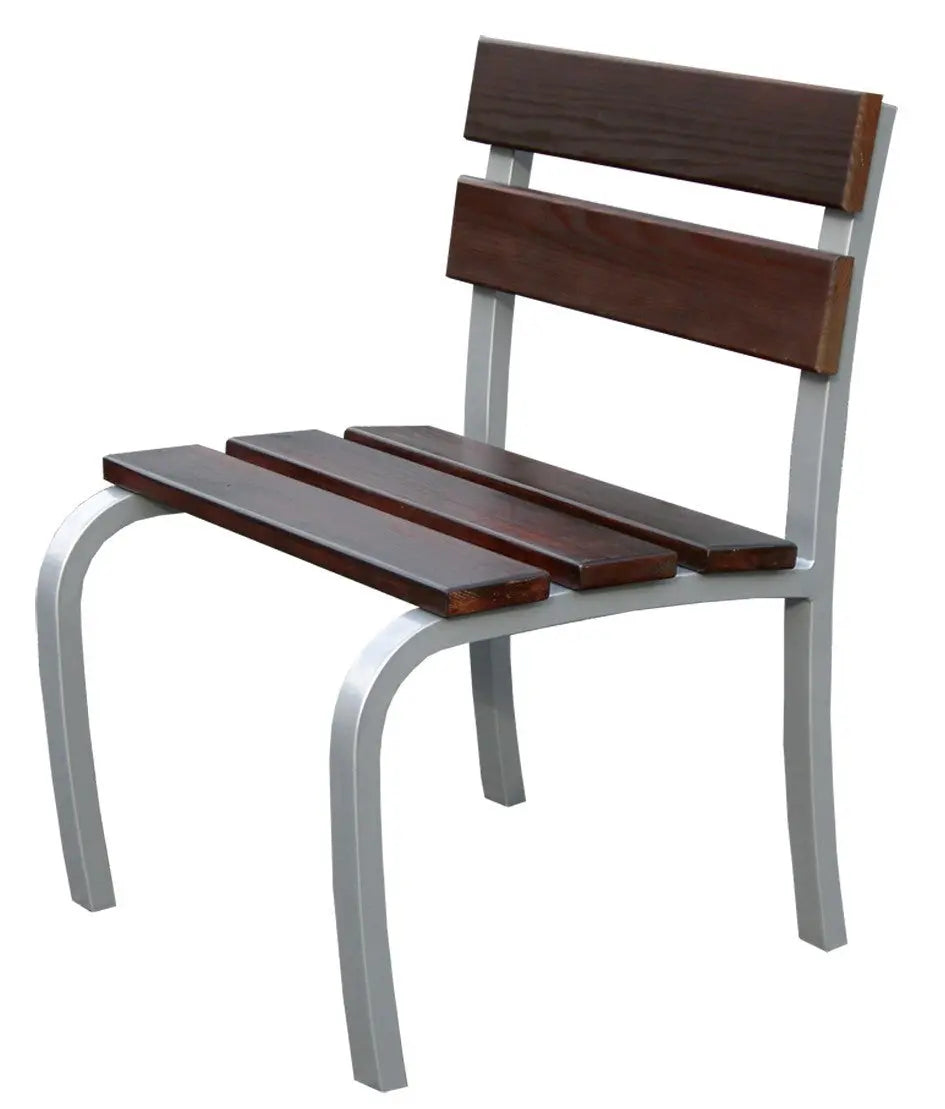 Fauteuil bois et acier Confidence