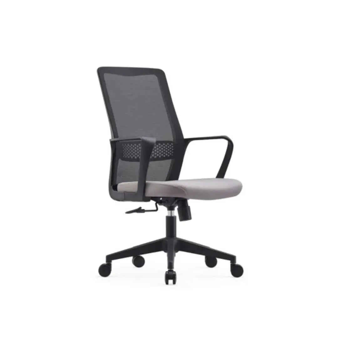 Fauteuil de bureau basculant et accoudoirs fixes Zigy