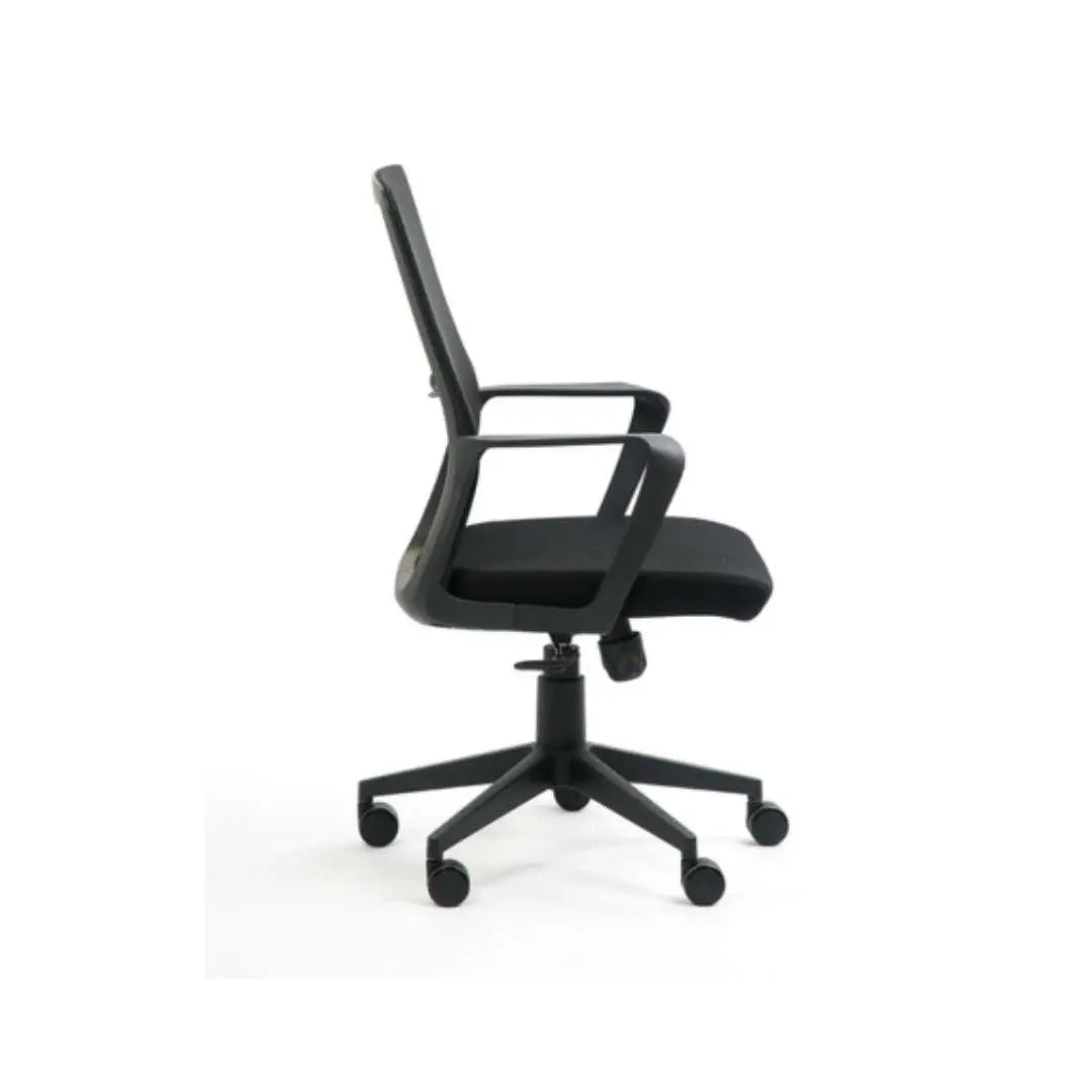 Fauteuil de bureau basculant et accoudoirs fixes Zigy