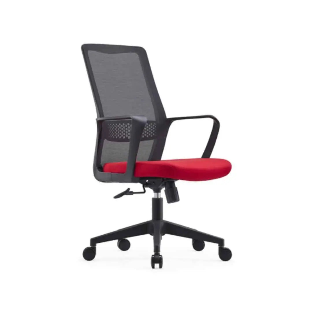 Fauteuil de bureau basculant et accoudoirs fixes Zigy