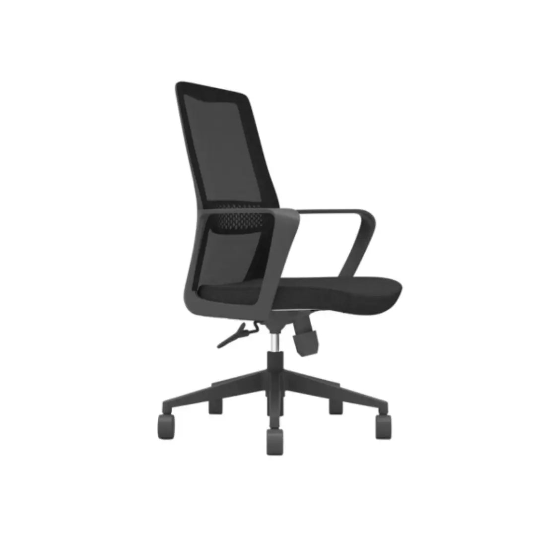 Fauteuil de bureau basculant et accoudoirs fixes Zigy