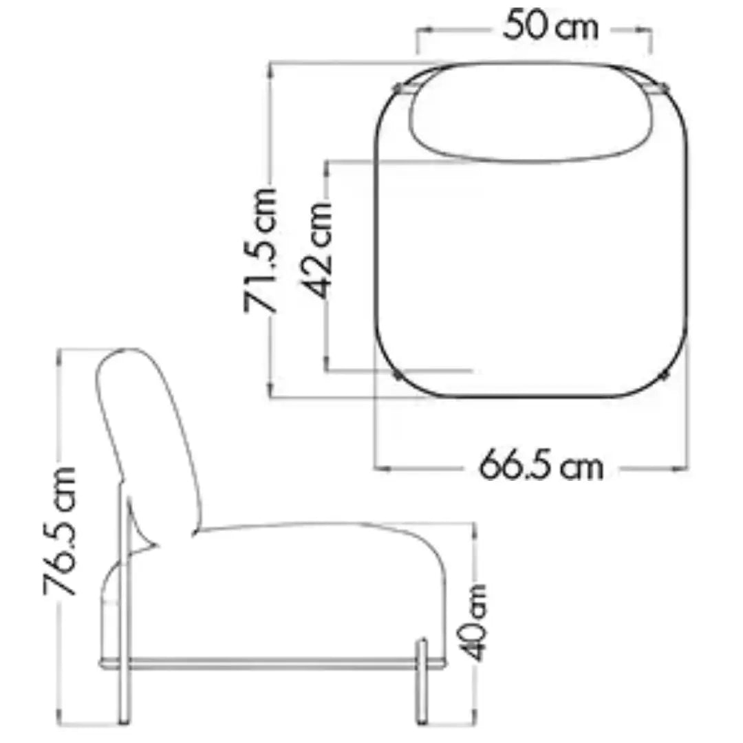 Fauteuil KARRE en tissu 1 place france collectivités