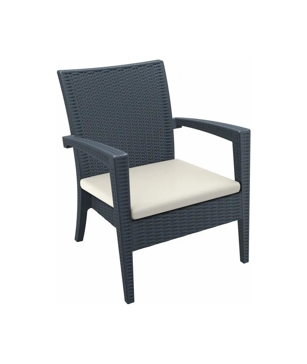Fauteuil bas polypro Miami france collectivités