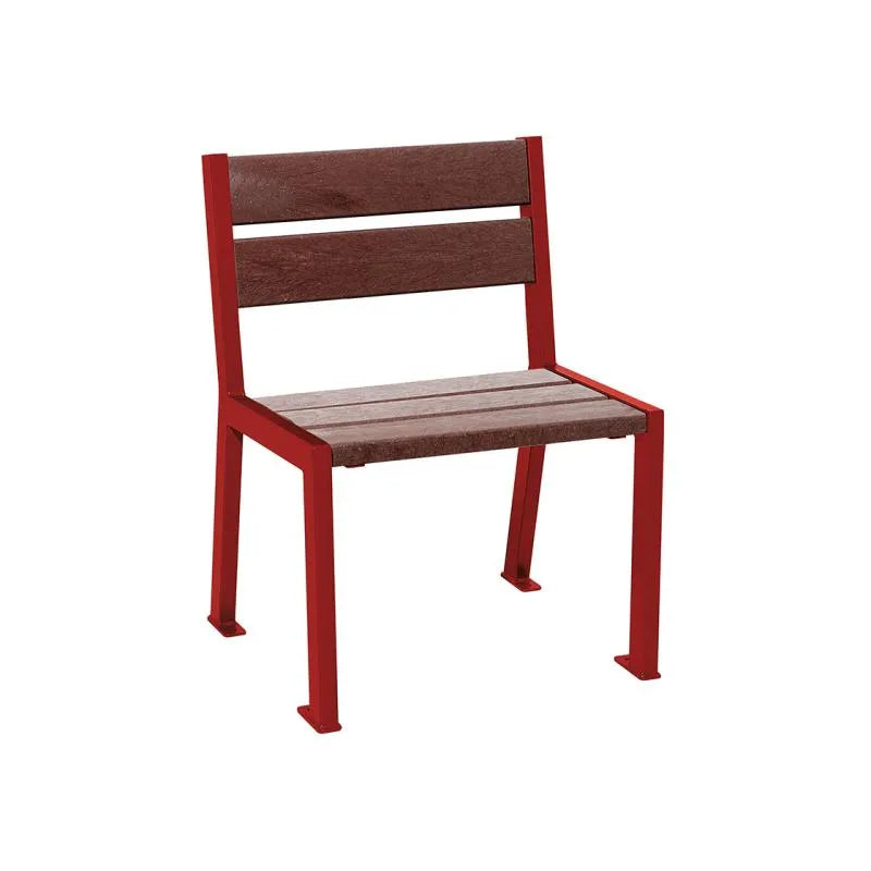 Fauteuil plastique recyclé Silaos 5 ou 6 lames