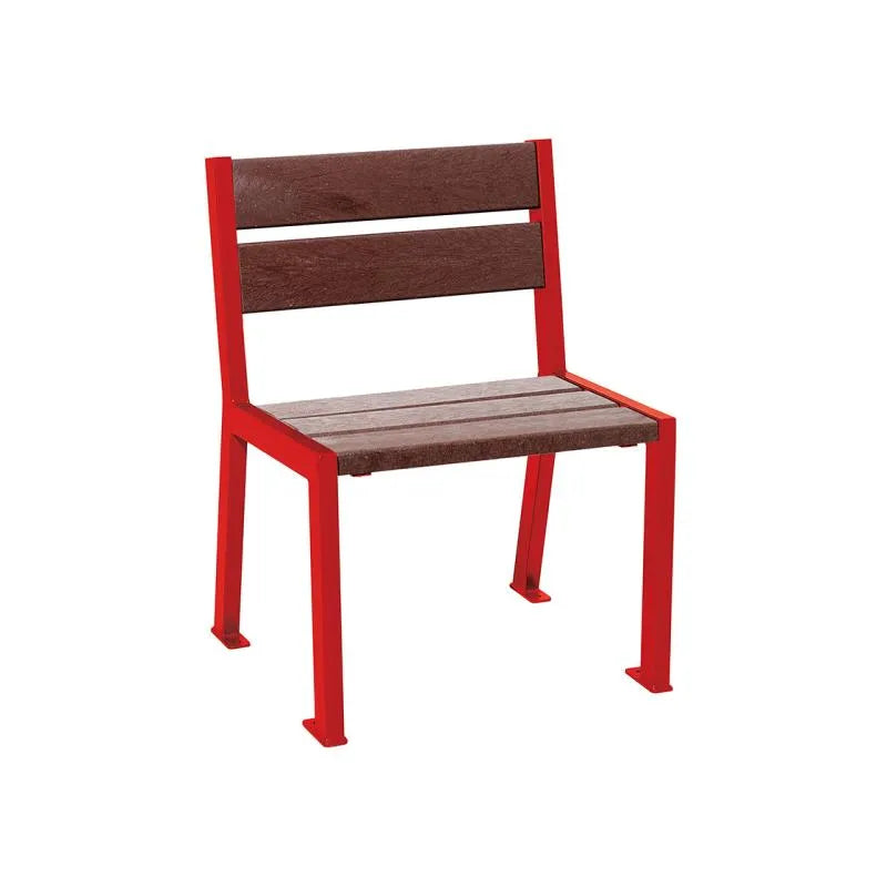 Fauteuil plastique recyclé Silaos 5 ou 6 lames