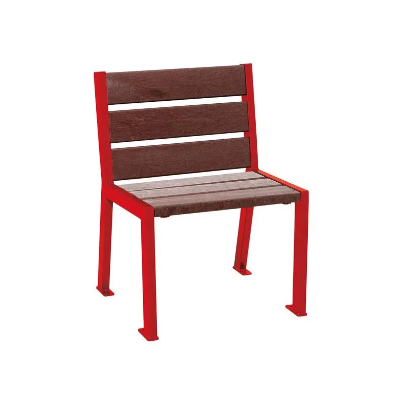 Fauteuil plastique recyclé Silaos 5 ou 6 lames