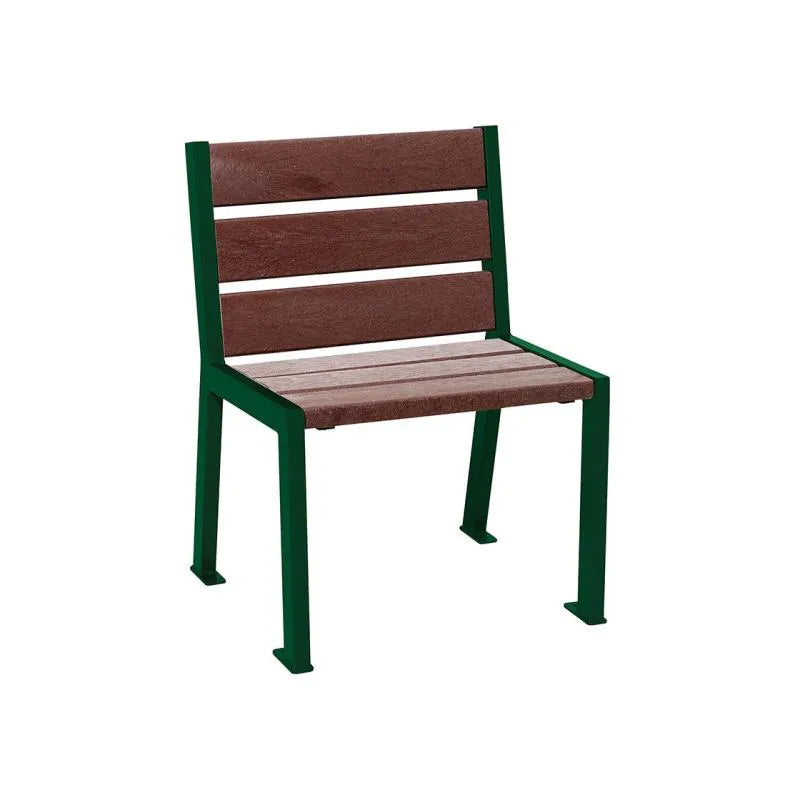 Fauteuil plastique recyclé Silaos 5 ou 6 lames