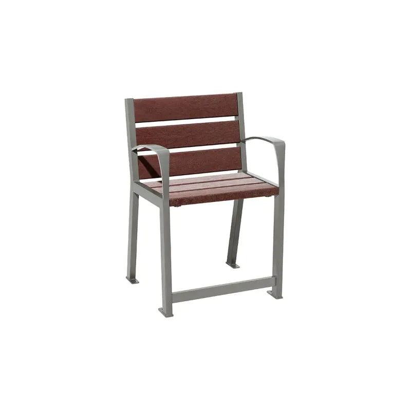 Fauteuil plastique recyclé Silaos® spécial sénior