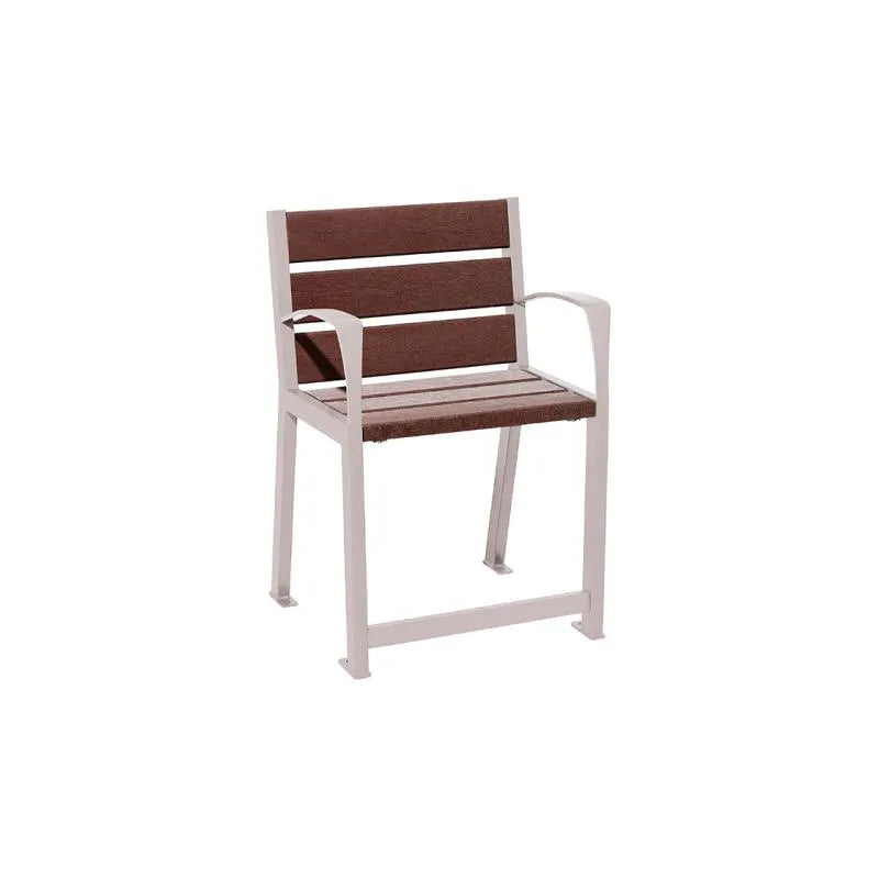 Fauteuil plastique recyclé Silaos® spécial sénior