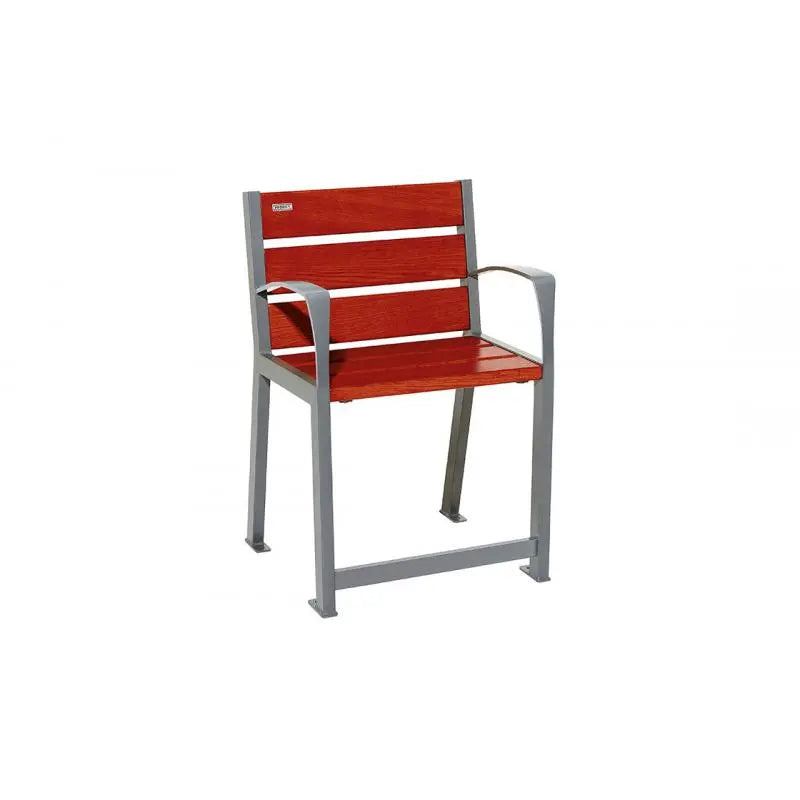 Fauteuil bois et acier Silaos spécial sénior