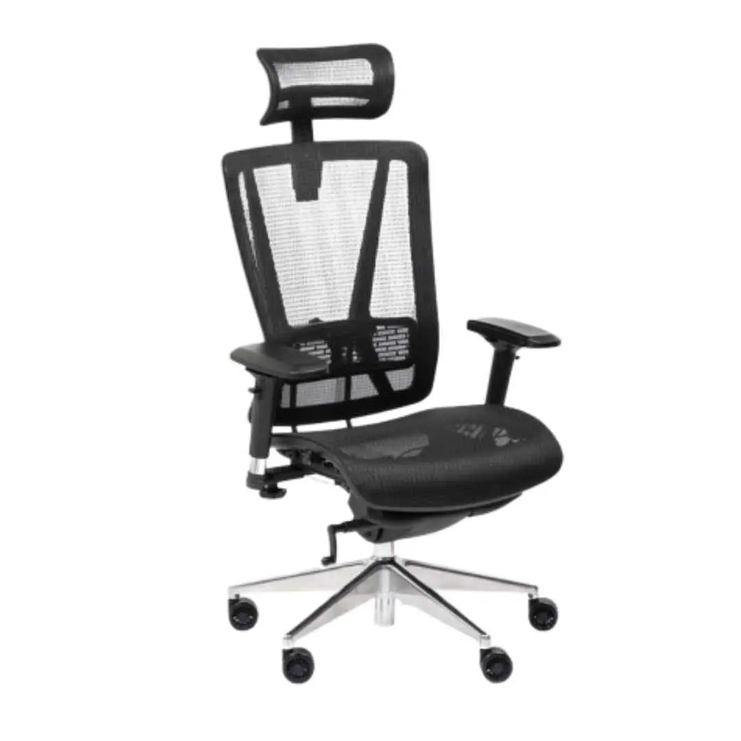Fauteuil synchrone Vaseat tout en maille avec mécanisme blocable en 4 positions