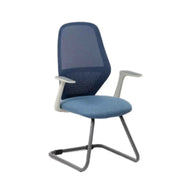 Fauteuil visiteur en maille et tissu time (lot de 2)