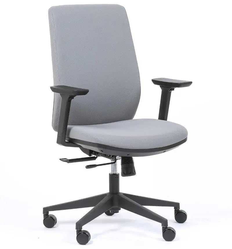 Chaise de bureau Sherman en tissu non-feu avec mousse injectée