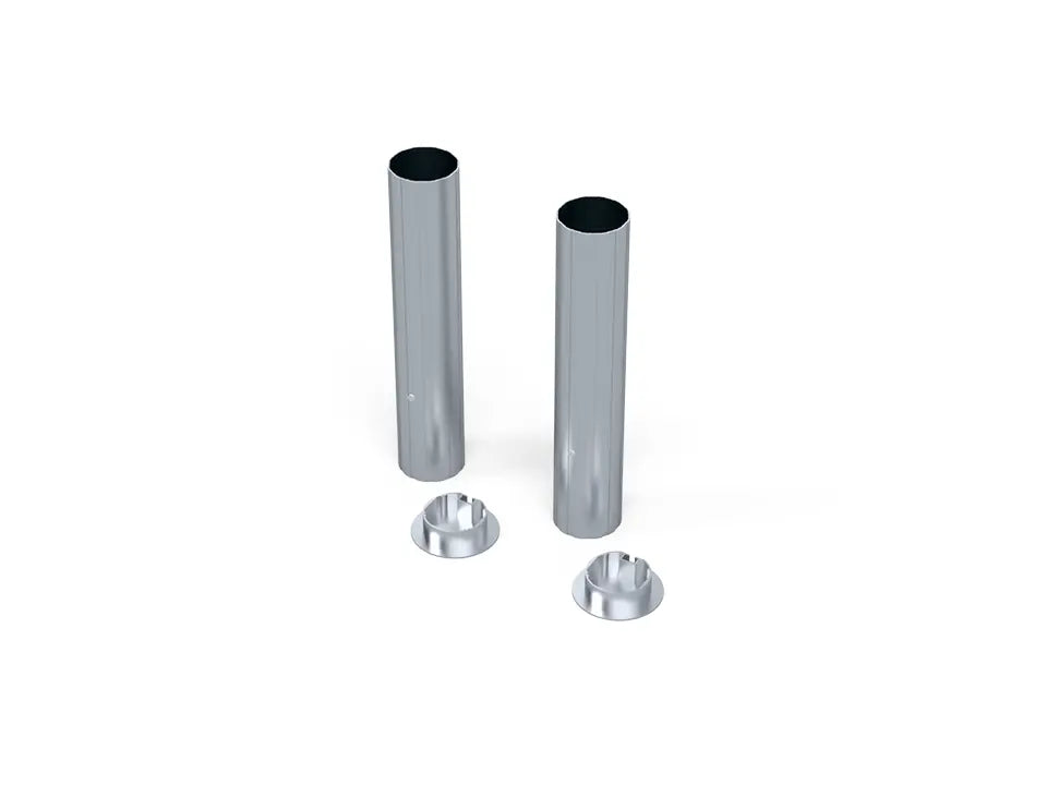 Fourreaux à sceller pour buts de foot, acier ou aluminium, Ø 80 à 120 × 100 mm