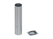Fourreaux à sceller pour buts de foot, acier ou aluminium, Ø 80 à 120 × 100 mm