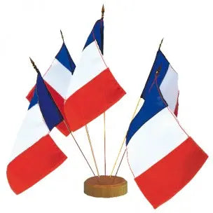 Drapeaux de table France ou Europe france collectivités