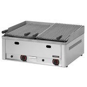 Grill à pierre de lave double Casselin