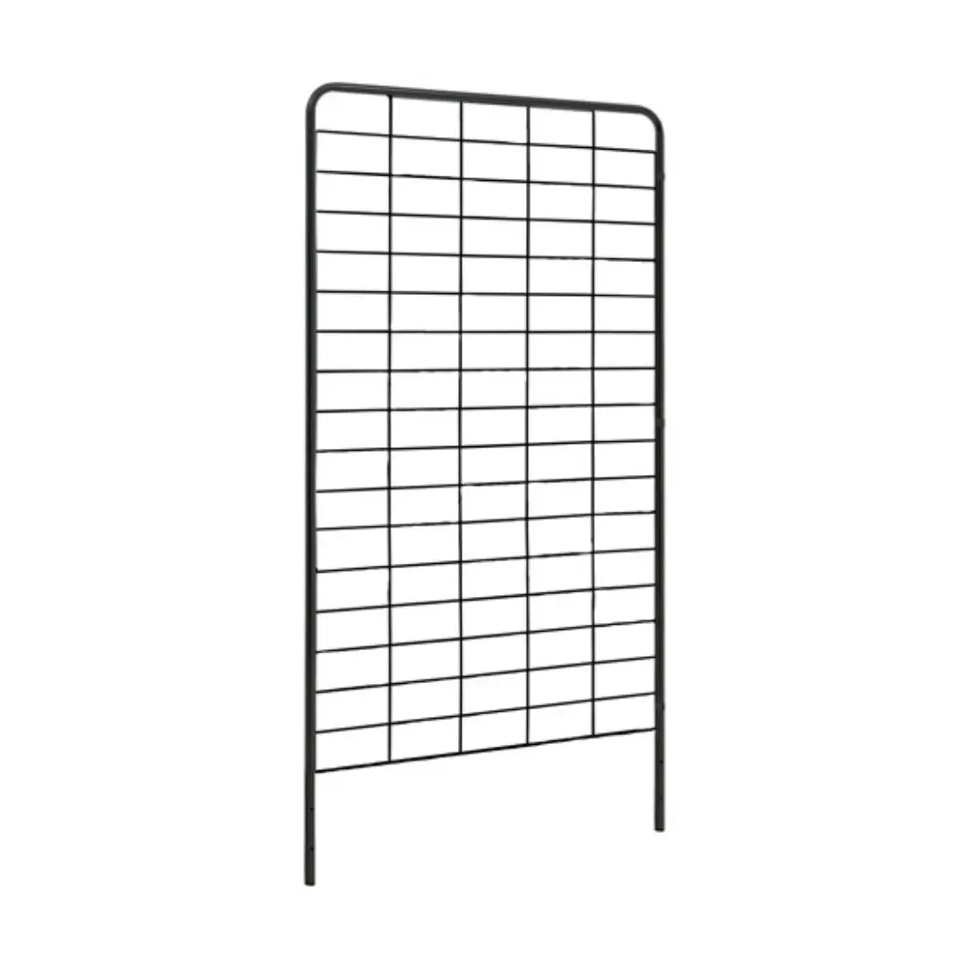 Grille d'exposition noir - H 200 x L 100 cm maille 10 x 19 (seule) france collectivités