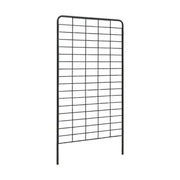 Grille d'exposition noir - H 200 x L 100 cm maille 10 x 19 (seule) france collectivités