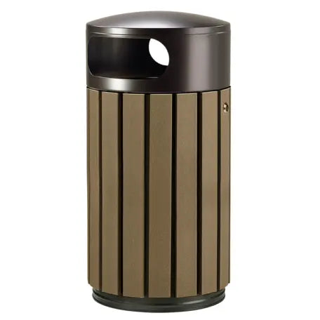 Corbeille zéno etik 40 ou 60 litres gris marron