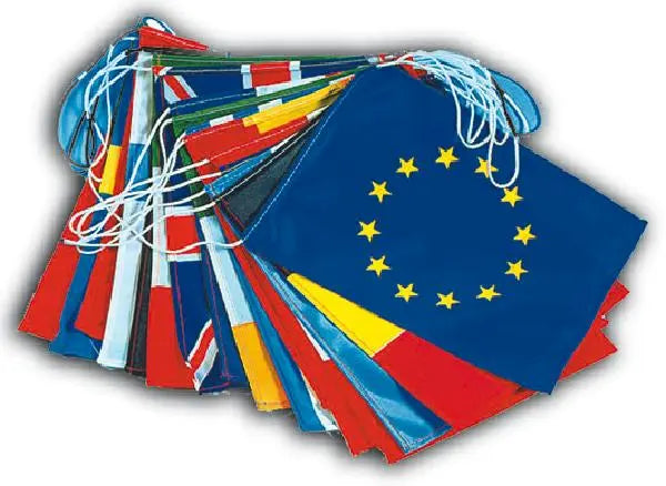 Guirlande des pays membres + UE 10 m france collectivités