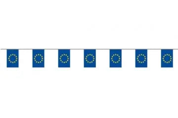 Guirlande drapeau Europe 5 ou 10 m france collectivités