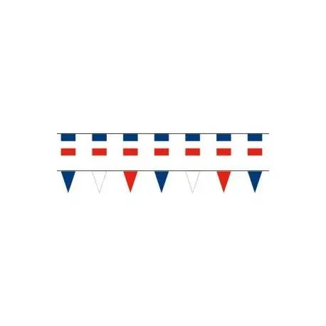Guirlande tricolore drapeau France 5 ou 10 m france collectivités