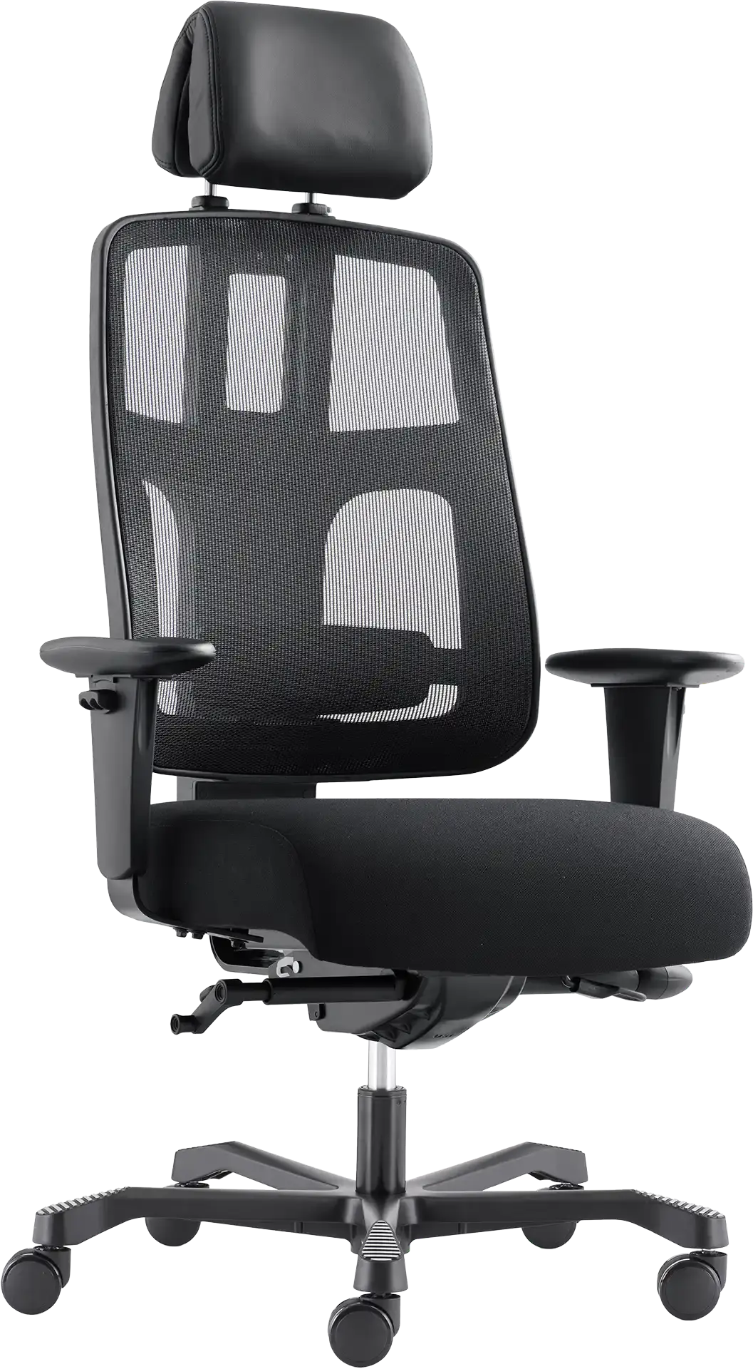 Fauteuil ergonomique 24/24 certifié BS5459 pour usage intensif jusqu’à 200 kg