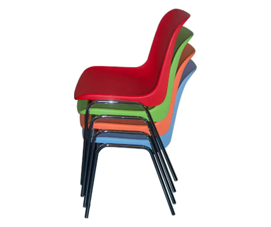 Chaise coque plastique empilable Hélène Ø 22 mm - France Collectivités