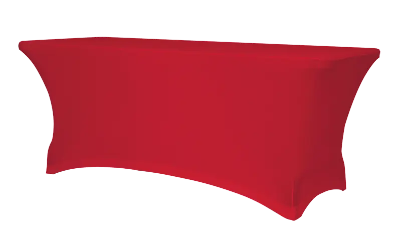 Lot de 2 housses stretch pour table rectangle 180 - France Collectivités