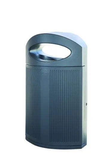 Promo corbeille Ibiza 80 L en plastique recyclé - France Collectivités
