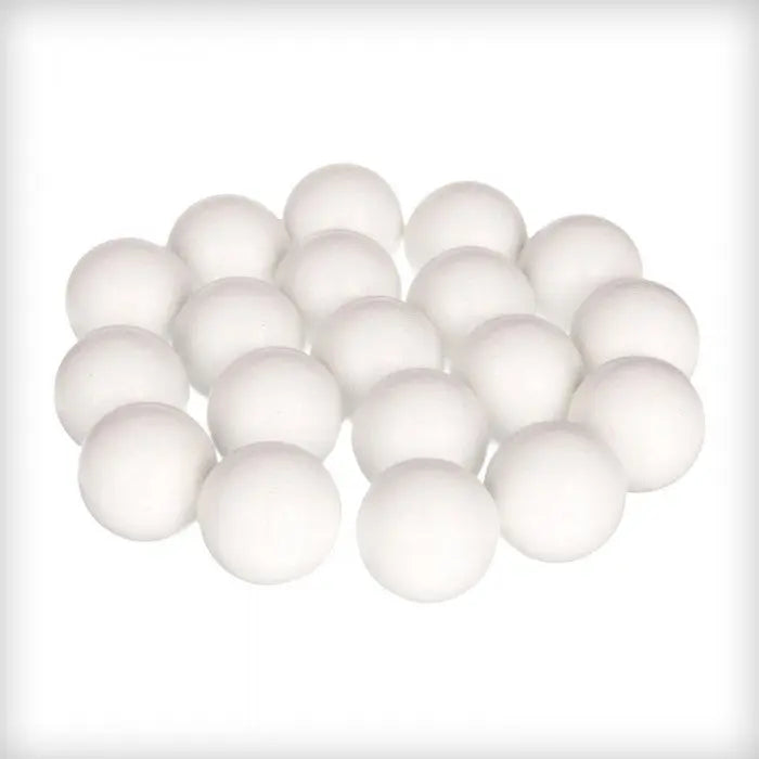 10 balles de baby-foot blanches René Pierre