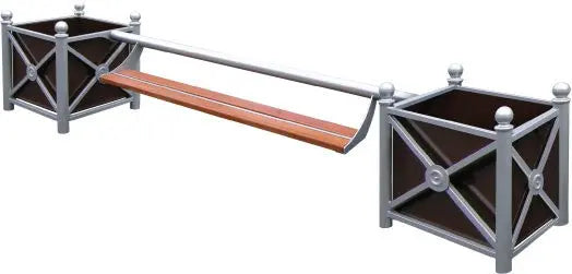 Banc bois pour jardinière Jardi-banc