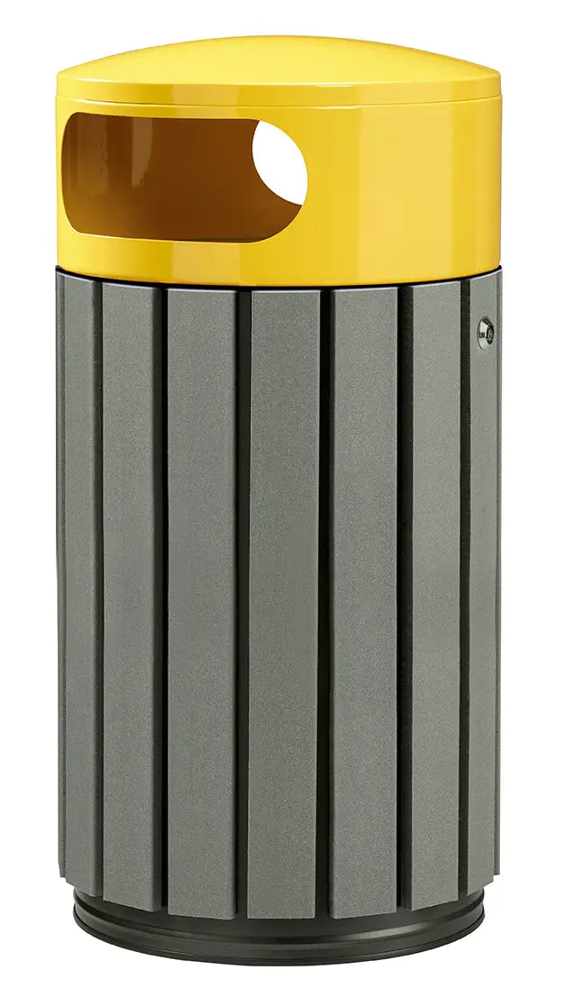 Corbeille zéno etik 40 ou 60 litres jaune gris
