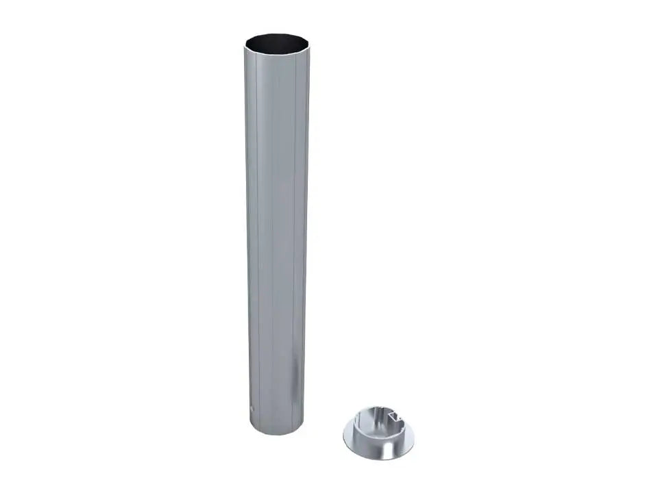 Fourreaux aluminium avec couvercle pour poteaux de volley Ø 90 mm