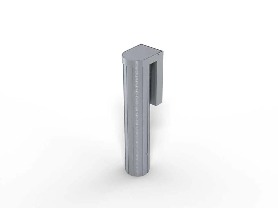 Fourreaux aluminium avec couvercle pour poteaux de volley Ø 90 mm