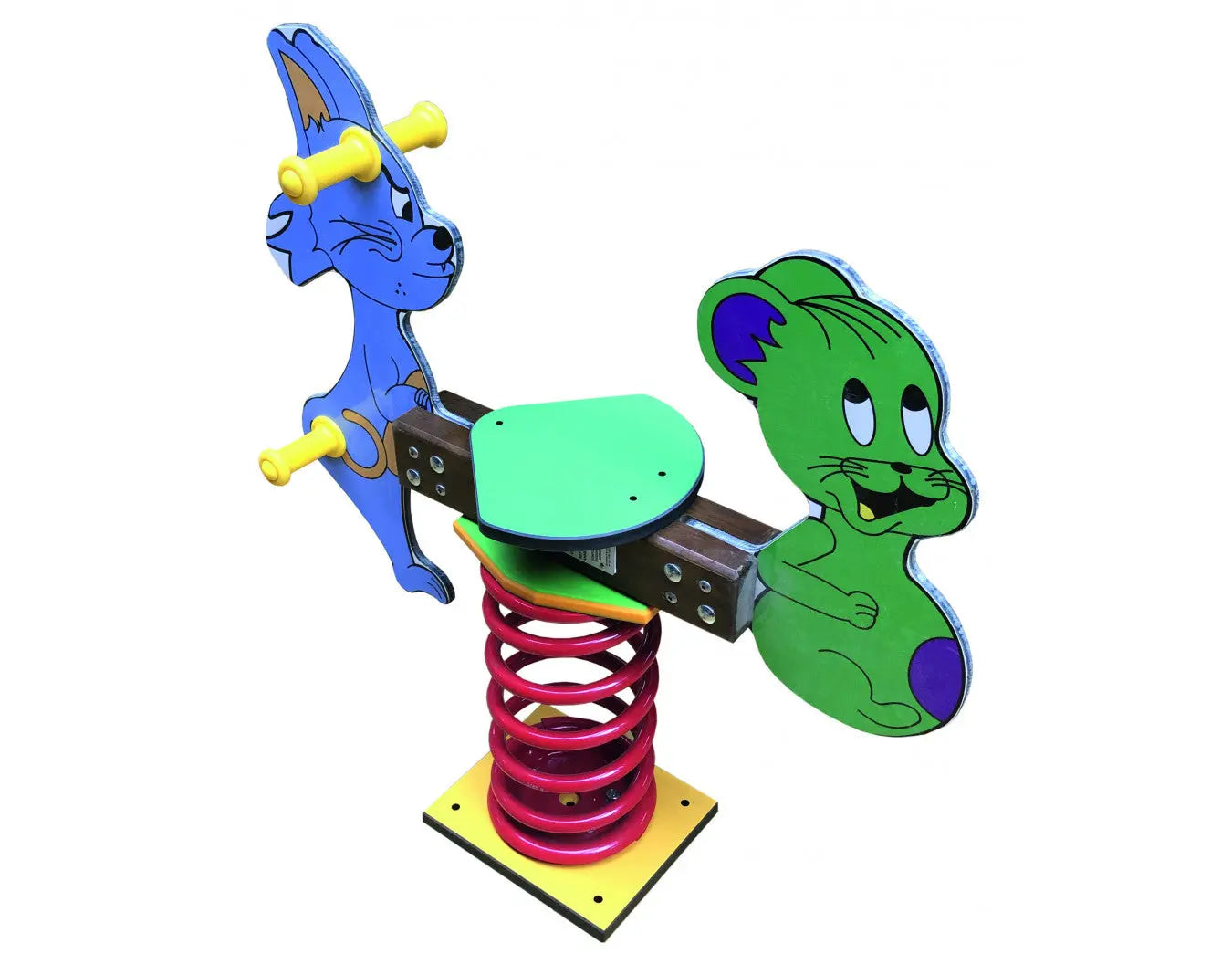 Jeu sur ressort Le chat et la Souris 1 place france collectivités