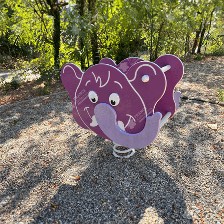 Jeu sur ressort Lele l'Elephant france collectivités