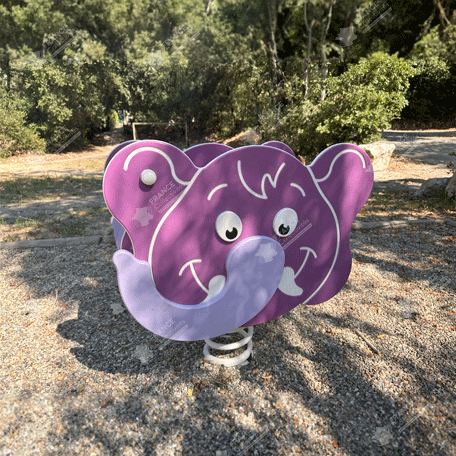 Jeu sur ressort Lele l'Elephant france collectivités